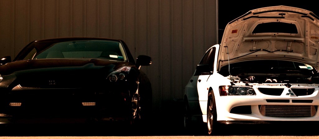 Nissan GT-R & Mitsubishi Lancer EVO VIII