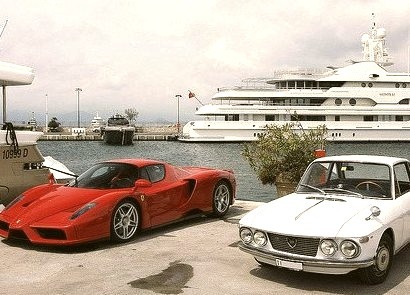 Ferrari Enzo and Lancia Fulvia