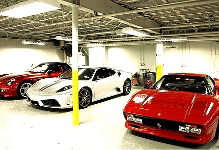 Alfa Romeo 8C, Ferrari 288 GTO and F430 Scuderia