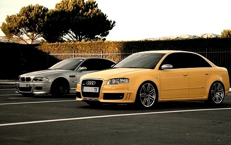 BMW M3 and Audi RS4
